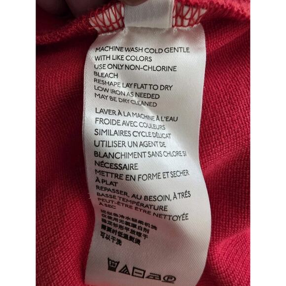 Maeve Anthropologie Red Deana Dress Holiday Flutter Sleeve Party Dress Sz Medium - Picture 13 of 16